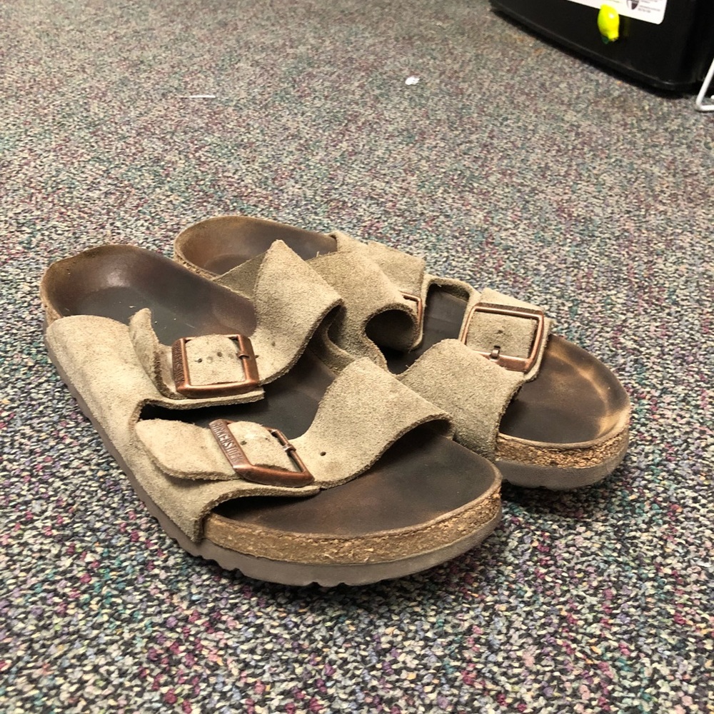Suede Arizona Birkenstocks